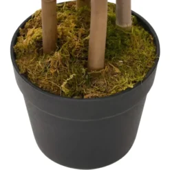 vidaXL - Kunstplant - Groen - Bamboe - 90 cm