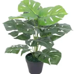 vidaXL - Kunstplant - Groen - Kunststof - 45 cm