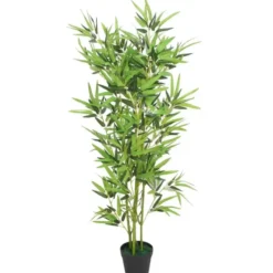 vidaXL - Kunstplant - Groen - Kunststof - 120 cm