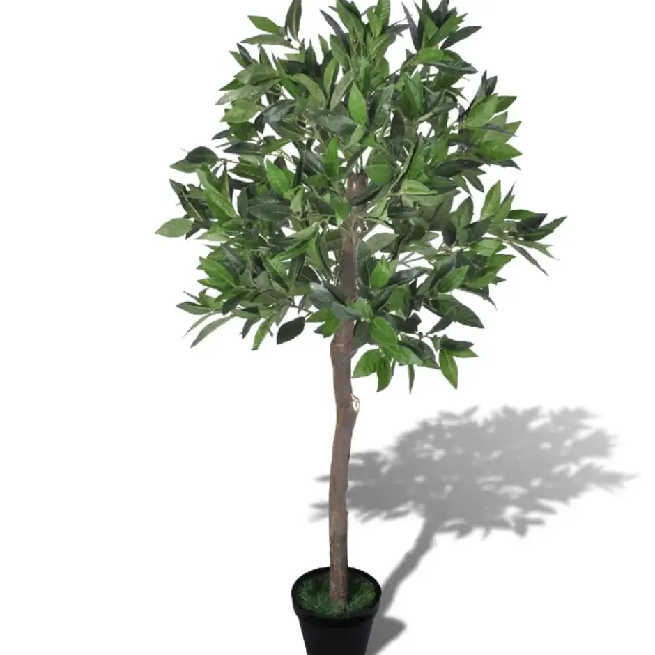 vidaXL - Kunstplant - Groen - Kunststof - 120 cm