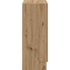 vidaXL - 2-laags Dressoir met 2 deuren - Artisanaal eiken - 82.5x30.5x80 cm