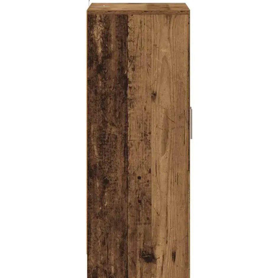 vidaXL - 6-laags Schoenenkast met 2 deuren 12 paar - Oud hout - 60x35x92 cm