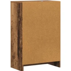 vidaXL - 6-laags Schoenenkast met 2 deuren 12 paar - Oud hout - 60x35x92 cm