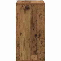 vidaXL - 5-laags Schoenenkast met 2 deuren 10 paar - Oud hout - 60x35x70 cm