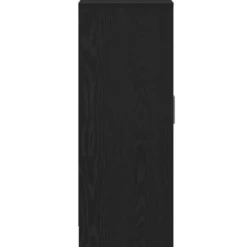 vidaXL - 6-laags Schoenenkast met 2 deuren 12 paar - Zwart eiken - 60x35x92 cm