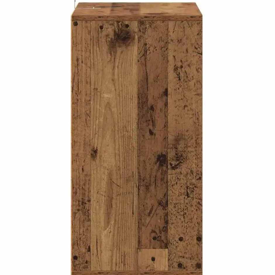 vidaXL - 5-laags Schoenenkast 10 paar - Oud hout - 60x35x70 cm