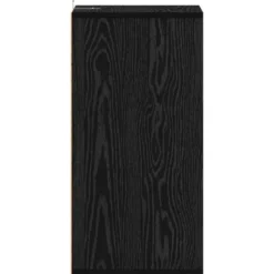 vidaXL - 5-laags Schoenenkast voor de hal 5 paar - Zwart eiken - 32x35x70 cm