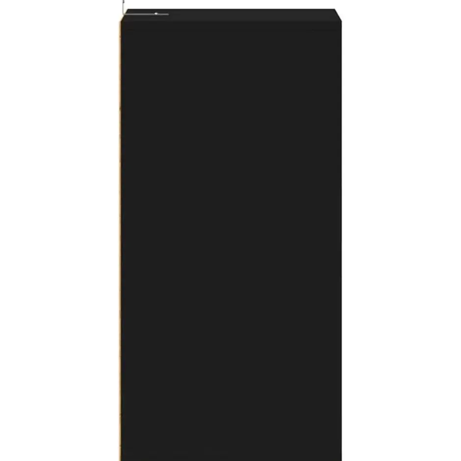 vidaXL - 5-laags Wandschoenenkast 5 paar - Zwart - Bewerkt hout - 31.5x35x70 cm
