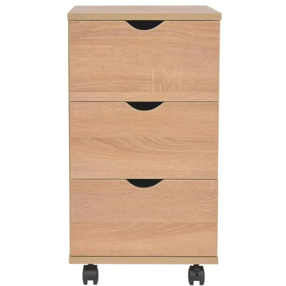 vidaXL - Ladekast - Bruin - Bewerkt hout