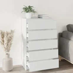 vidaXL - Ladekast - Wit - Bewerkt hout