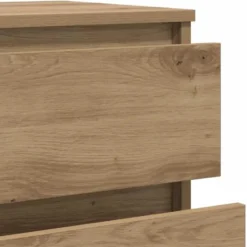vidaXL - Ladekast 60x36x103 cm bewerkt hout artisanaal eikenkleur
