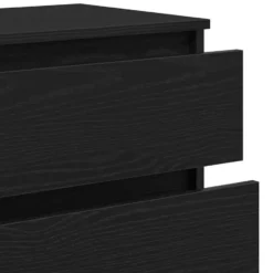 vidaXL - Ladekast 60 x 36 x 103 cm Zwart Bewerkt hout