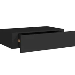 vidaXL - Ladeschap - Zwart - MDF