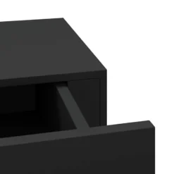 vidaXL - Ladeschap - Zwart - MDF