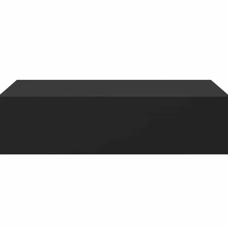vidaXL - Ladeschap - Zwart - MDF