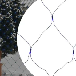 vidaXL - Lamp - Blauw - PVC