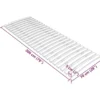 vidaXL - Lattenbodem met 24 latten - Bruin - Hout - 70 x 200 cm