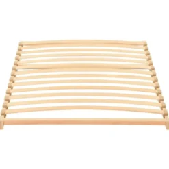 vidaXL - Lattenbodem met 13 latten - Bruin - Hout - 80 x 200 cm