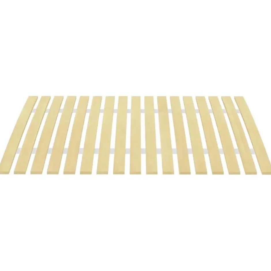 vidaXL - Lattenbodem met 17 latten - Bruin - Hout - 80 x 200 cm