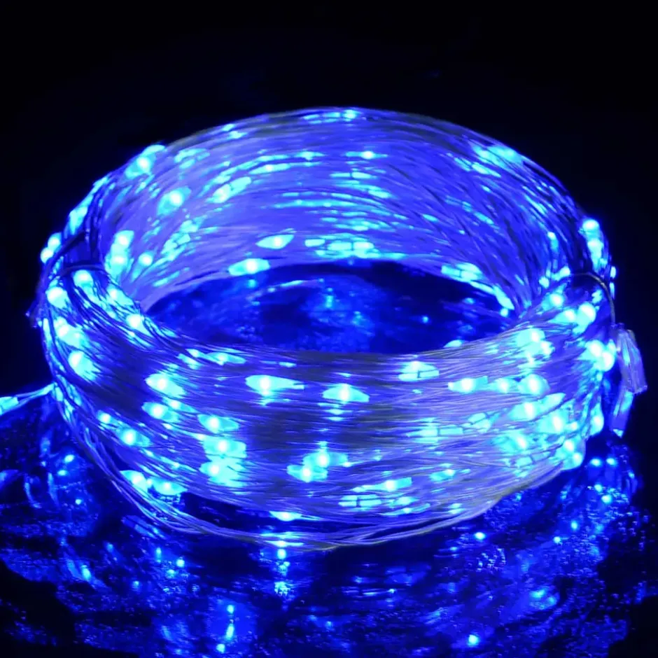 vidaXL - Lichtsnoer - Blue - 40 m