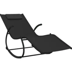 vidaXL - Ligbed - Black