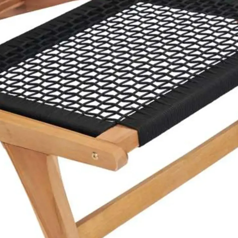 vidaXL - Ligbed - Bruin - Hout