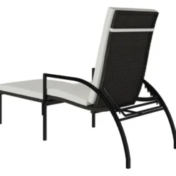 vidaXL - Ligbed - Bruin - Poly rattan