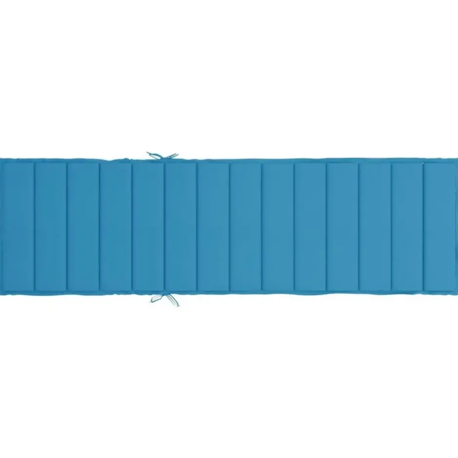 vidaXL - Ligbedkussen - Blauw - Stof