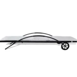 vidaXL - Ligbed - Zwart - Poly rattan