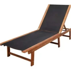 vidaXL - Lounger - Bruin - Hout