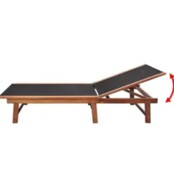 vidaXL - Lounger - Bruin - Hout
