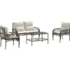 vidaXL - Loungeset - Bruin - Poly rattan