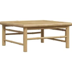 vidaXL - Loungeset - Donkergrijze - Bamboe - 3 stuks - Met kussens