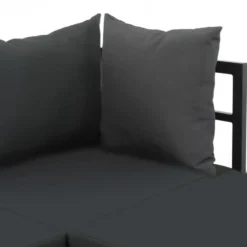 vidaXL - Loungeset - Grijs - Metaal