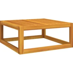vidaXL - Loungeset - Lichtgrijze - Acaciahout -5 stuks - Met kussens