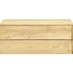 vidaXL - Loungeset Voor De Tuin - Bruin - Geïmpregneerd grenenhout