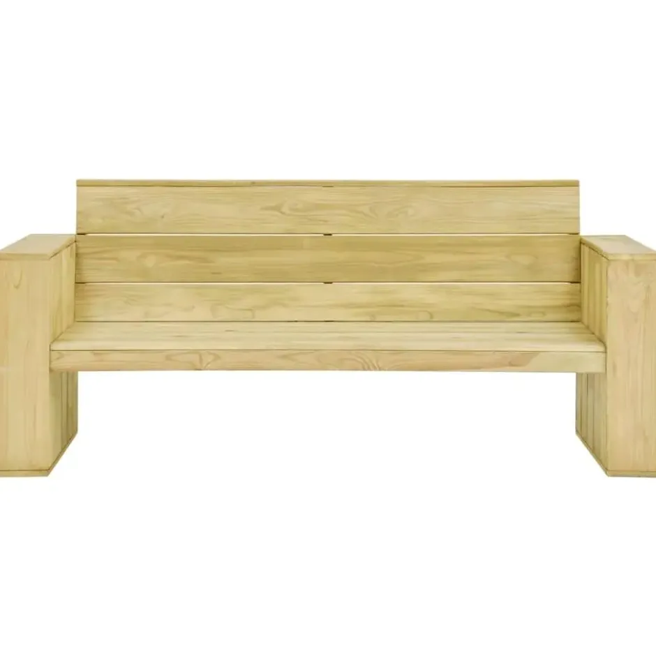 vidaXL - Loungeset Voor De Tuin - Bruin - Geïmpregneerd grenenhout