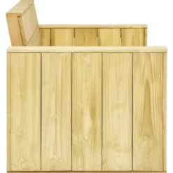 vidaXL - Loungeset Voor De Tuin - Bruin - Geïmpregneerd grenenhout
