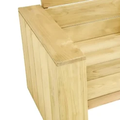 vidaXL - Loungeset Voor De Tuin - Bruin - Geïmpregneerd grenenhout