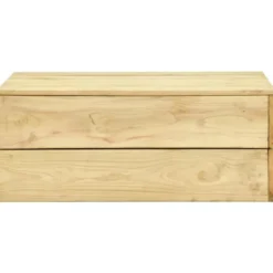 vidaXL - Loungeset Voor De Tuin - Bruin - Geïmpregneerd grenenhout
