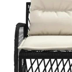 vidaXL - Loungeset - Zwart - Poly rattan