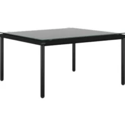 vidaXL - Loungeset - Zwart - PVC