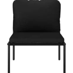 vidaXL - Loungeset - Zwart - PVC