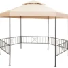 vidaXL - Luifel - Beige - Stof