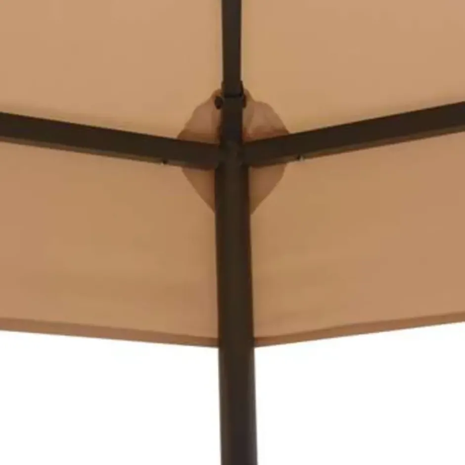 vidaXL - Luifel - Beige - Stof