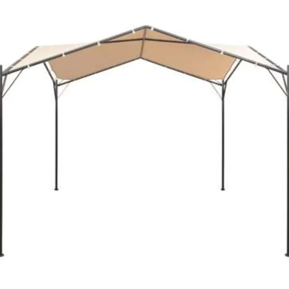 vidaXL - Luifel - Beige - Stof - 4 x 4 m
