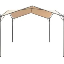 vidaXL - Luifel - Beige - Stof - 3 x 3 m