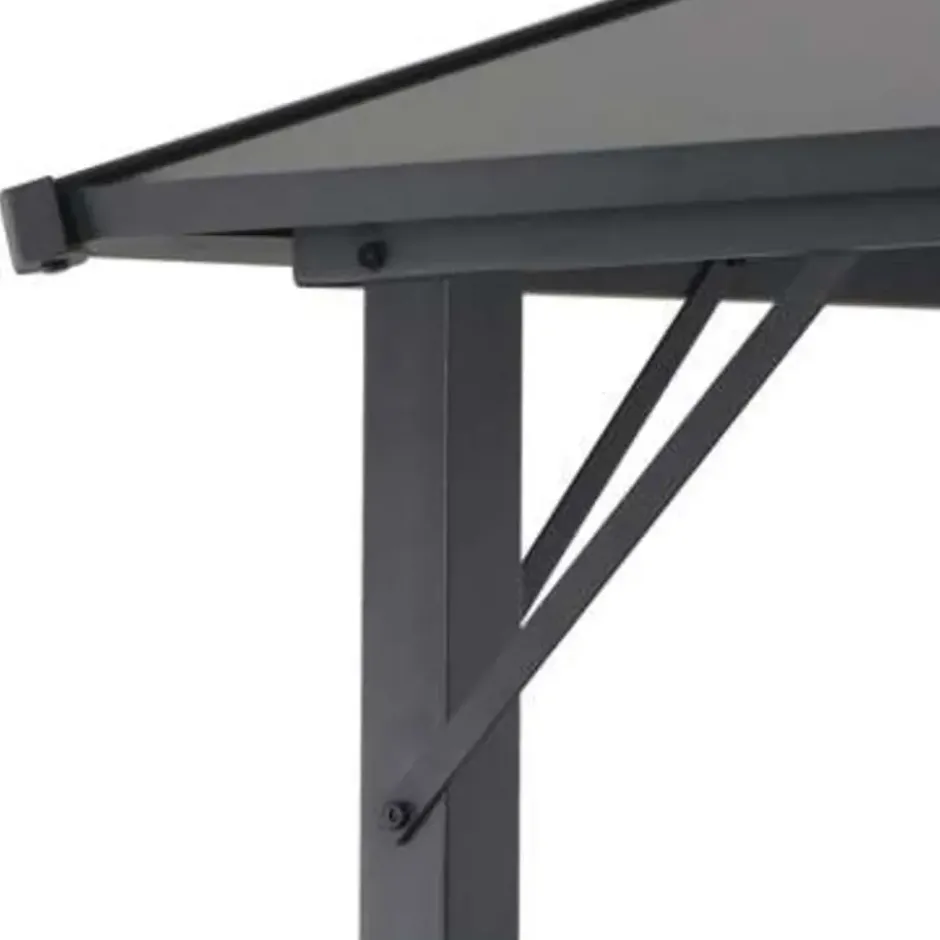 vidaXL - Luifel - Zwart - Stof - 3 x 3 m