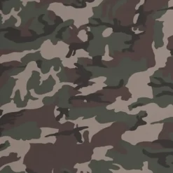 vidaXL Massage gamestoel met voetensteun stof zwart en camouflage