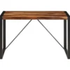 vidaXL Massief Sheeshamhouten Eettafel Eetkamertafel Keukentafels Tafel Tafels